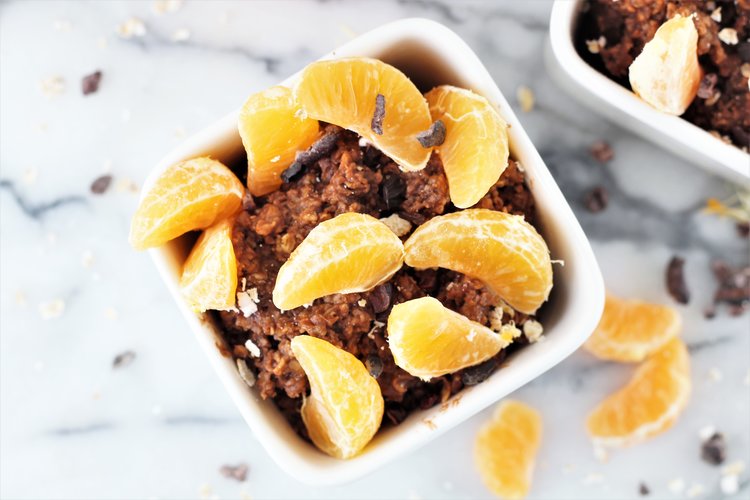 Orange Dark Chocolate Oatmeal