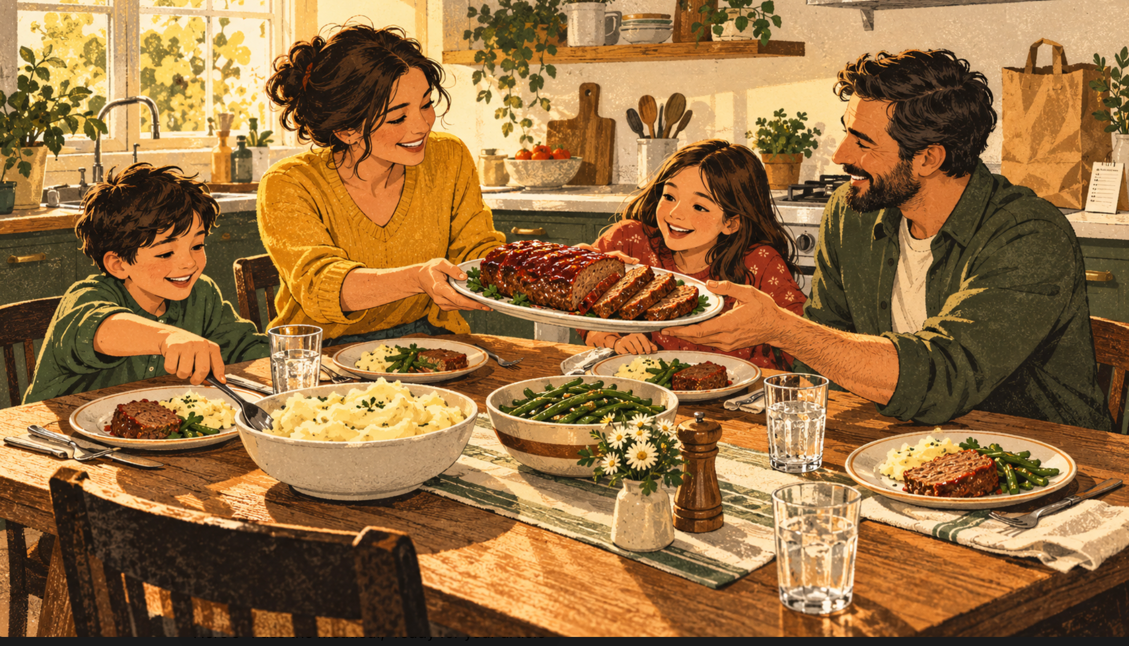 Meatloaf, Mashed Potatoes, and a Little Grocery Math