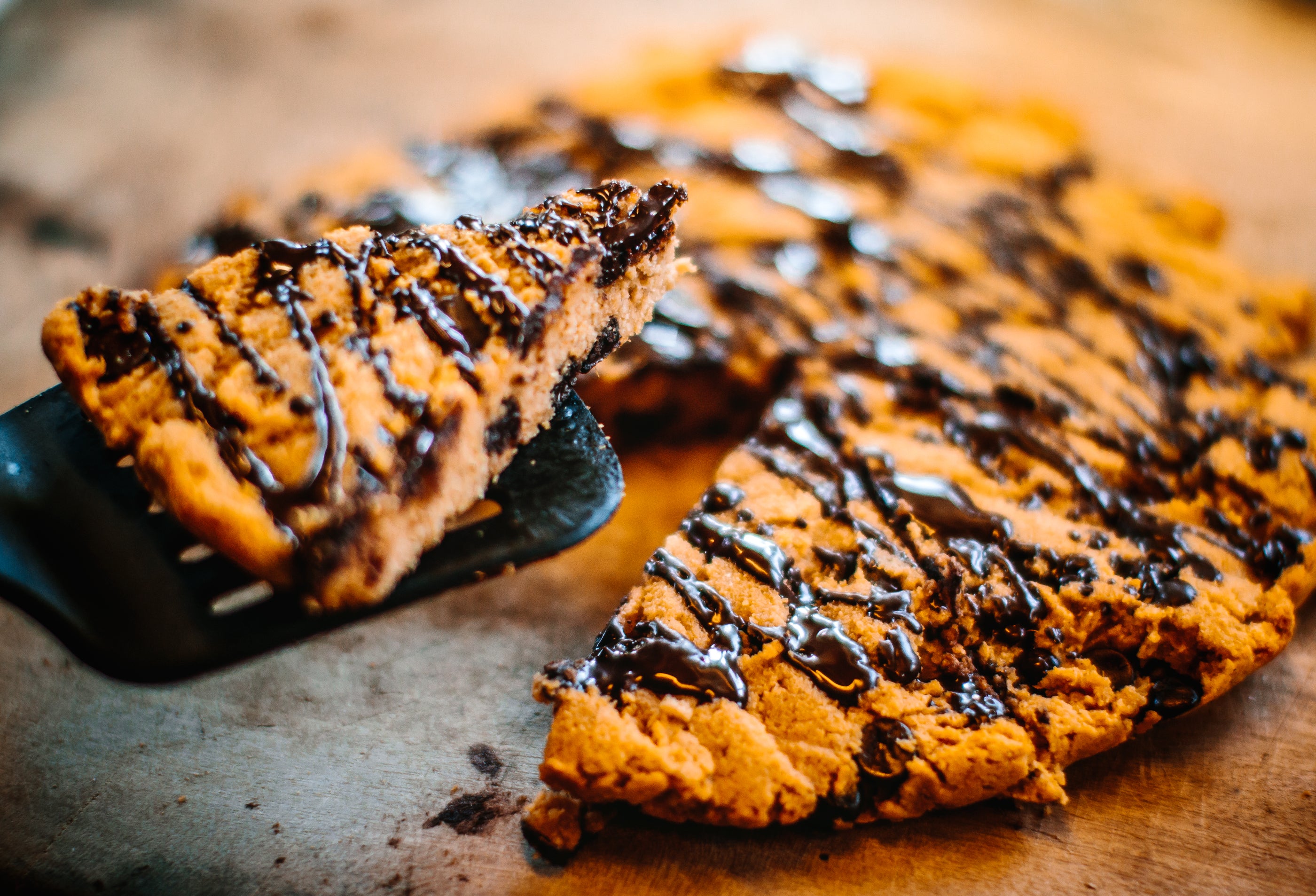 Baked Sweet Potato Chocolate Chunk Pie