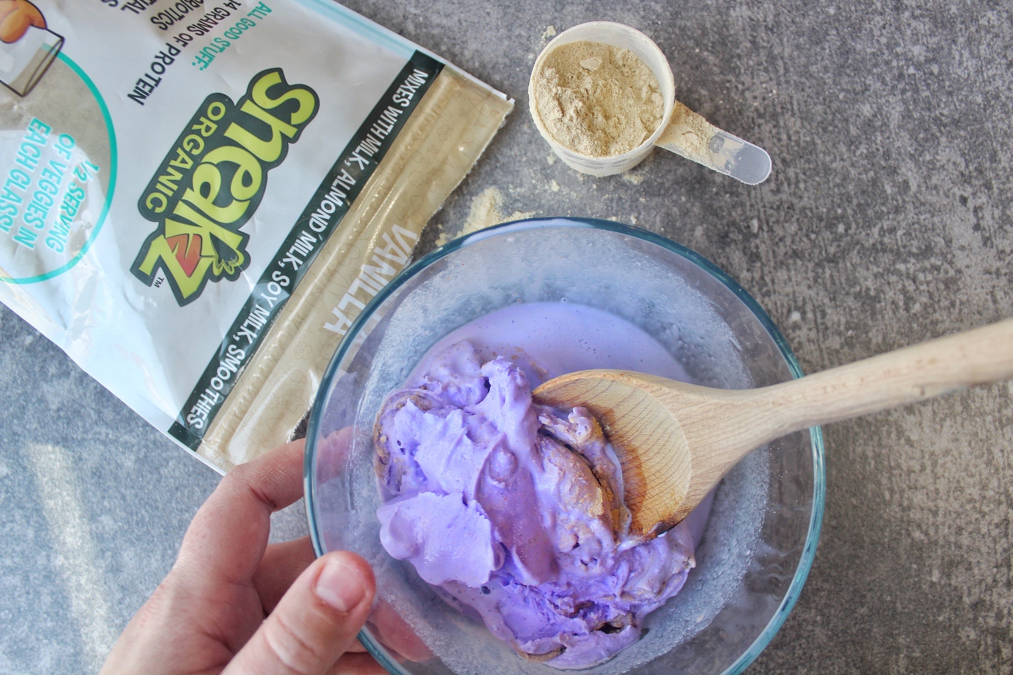 Purple Power Vegan Ice Cream